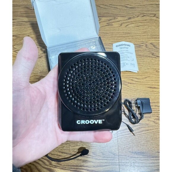 Croove Voice Amplifier Portable Rechargeable Microphone Headset Waistband Clip - Picture 6 of 16